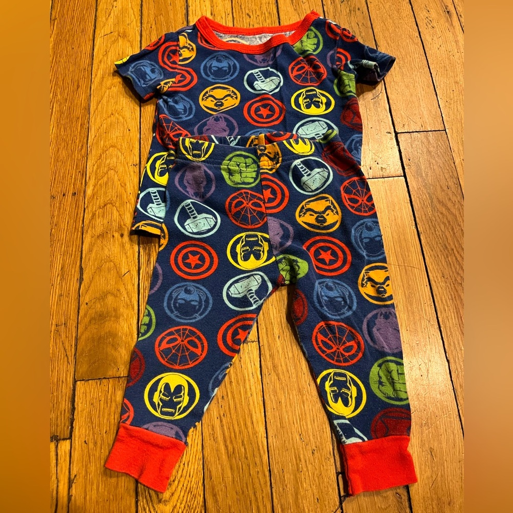 Marvel Superhero Pajama Set
